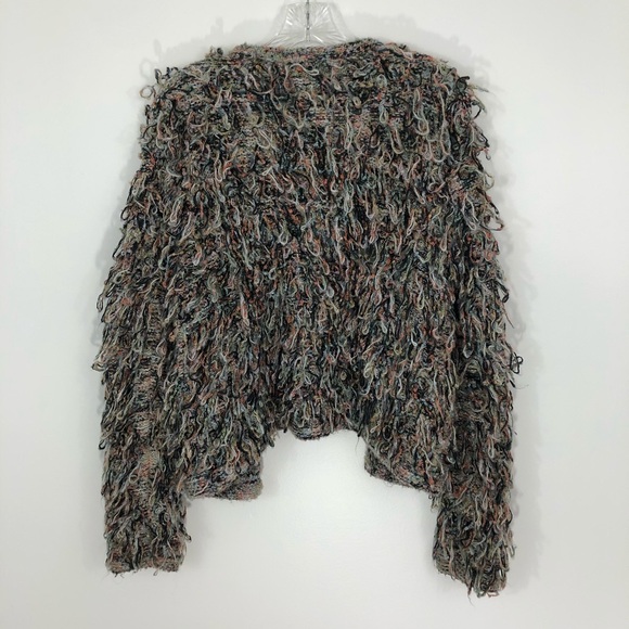 Topshop Multicolor Textured Cardigan - Picture 8 of 9